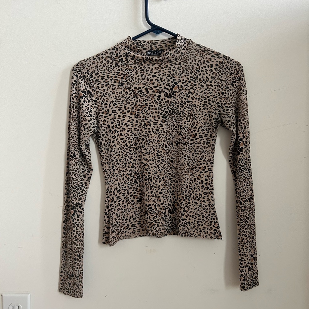 Nasty Gal Cheetah Long Sleeve